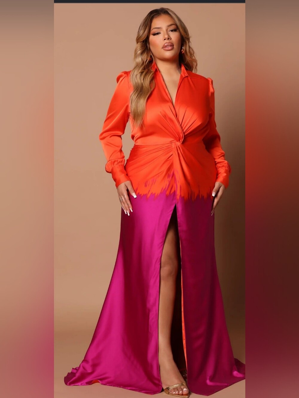 NWT Fashion Nova Melissa Ombré dress sz 3X